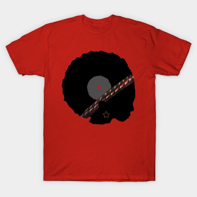 Afro Vinyl - African Woman T-Shirt by ddtk